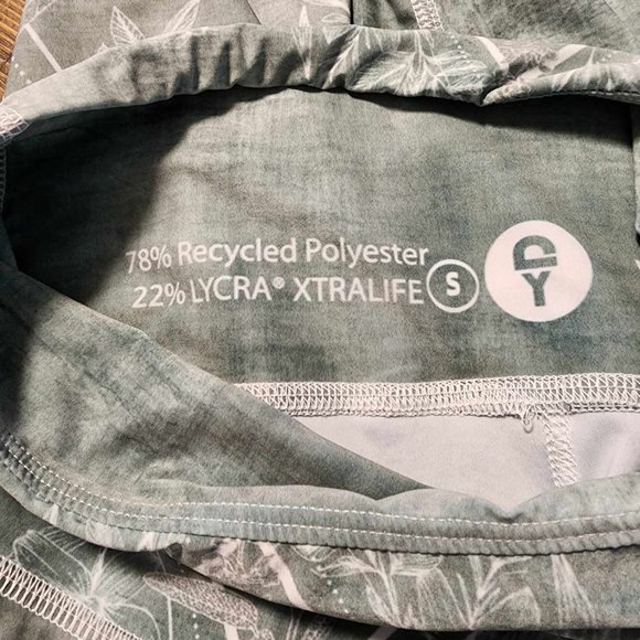 Yoga Democracy -Pure Sage Printed Yoga Leggings- S - Picture 13 of 15